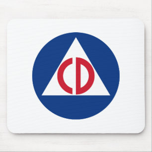civil defence Mousepad