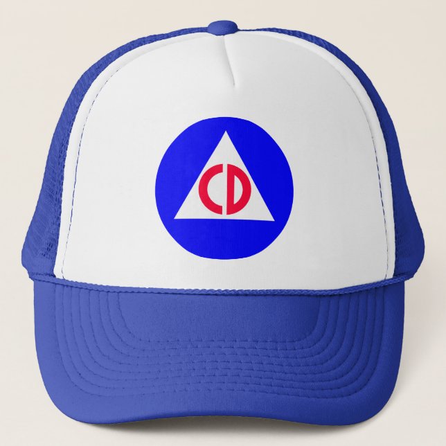 Civil Defence Trucker Hat (Front)