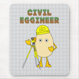 Civil Eggineer Engineer Mouse Pad