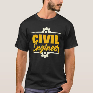 Civil Engineer Classic Retro Vintage Design Men Wo T-Shirt