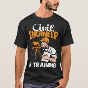 Civil Engineer In Training Board Exam Passer Engin T-Shirt