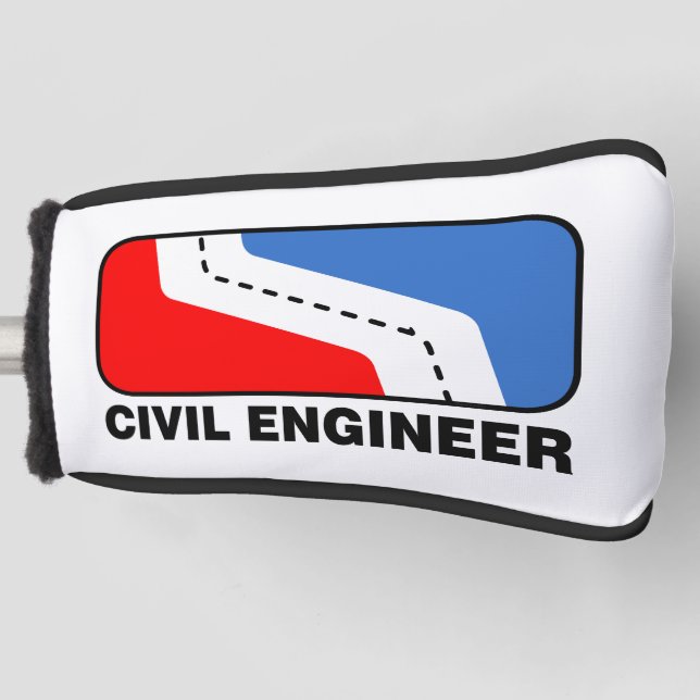 Civil Engineer League Golf Head Cover (Front)