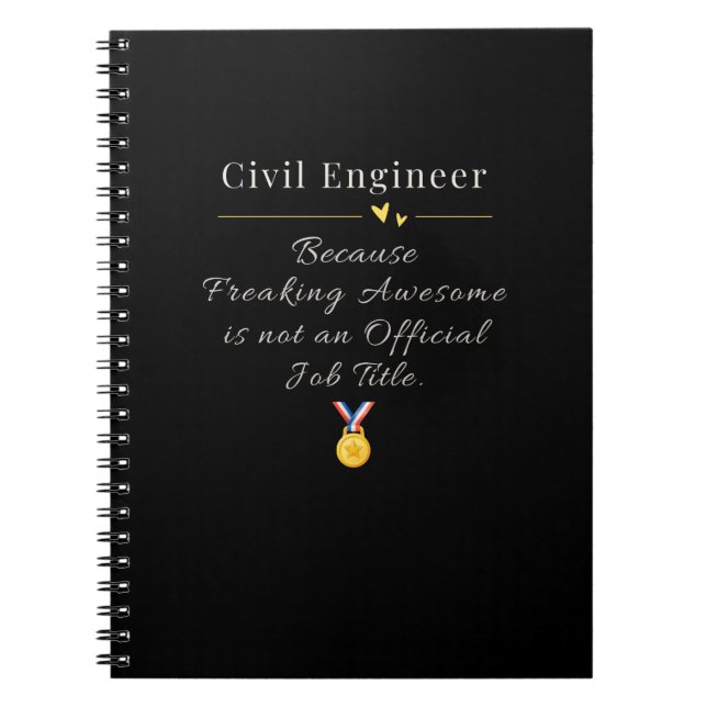 Civil Engineer Notebook (Front)