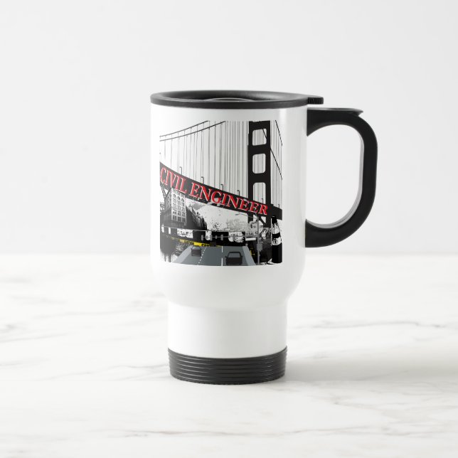 Civil Engineer Travel Mug (Right)