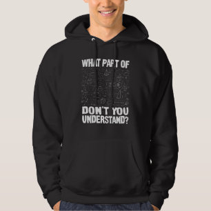 Civil Engineer with Engineering Motive Mathematic Hoodie