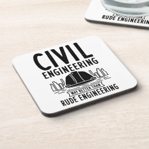 Civil Engineering Gag Graduate Engineer Coaster