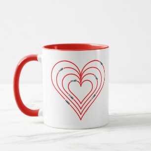 Civil Engineering Heart Mug