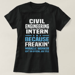 Civil Engineering Intern T-Shirt