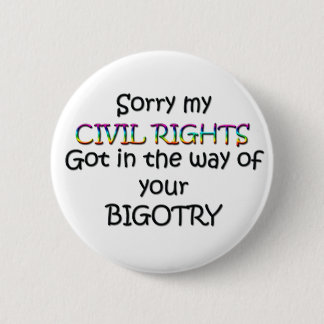 Civil Rights 6 Cm Round Badge