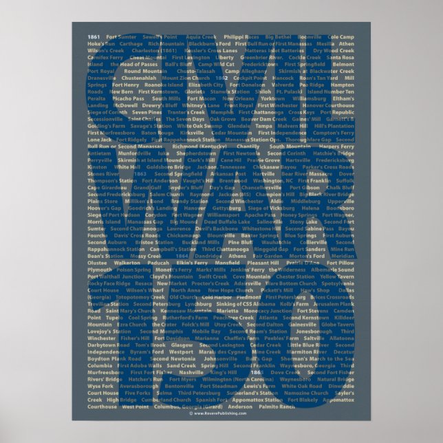 Civil War 150th Anniversary Battle Poster (Front)
