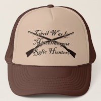 civil war and misc relic hunters netted hat