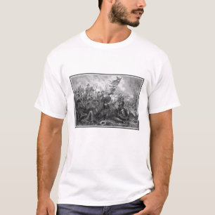 Civil War Battle Charge -- Black Border T-Shirt