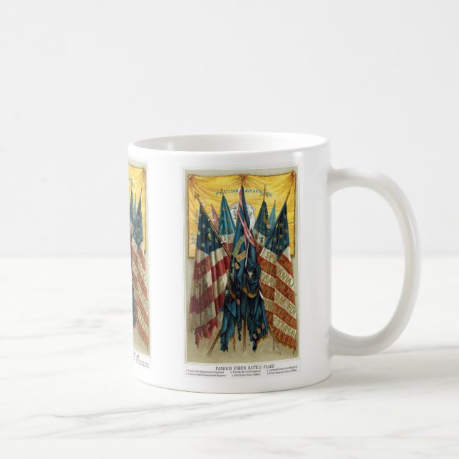 Civil War Battle Flags no.3 Coffee Mug (Right)