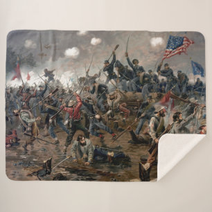 CIVIL WAR BATTLE SHERPA BLANKET