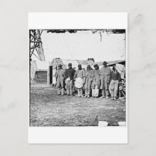 Civil War, Black Teamsters Postcard