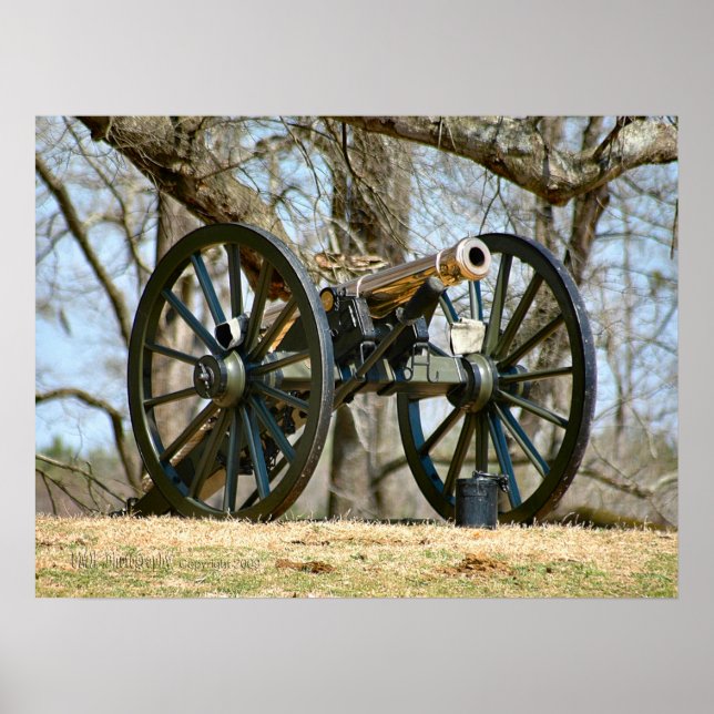 Civil War Brass Cannon Poster (Front)