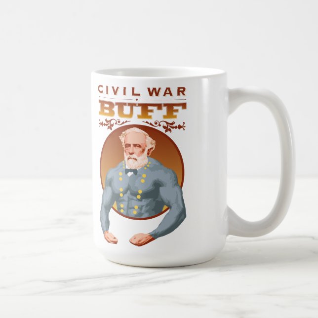 Civil War Buff Lee Mug--Nerdtastic Designs Coffee Mug (Right)