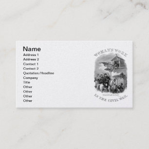 Civil War Business Card