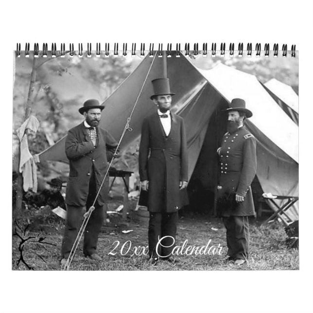 Civil War Calendar President Lincoln (Cover)