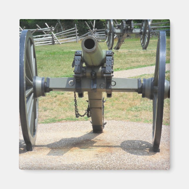 Civil War Cannon at Gettysburg Magnet (Front)