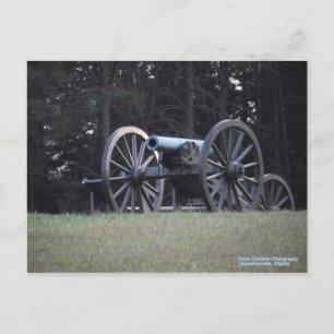 Civil War Cannon Postcard