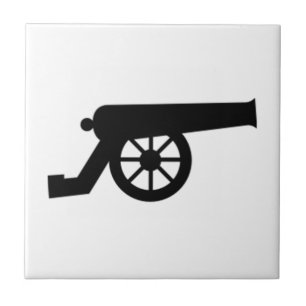 Civil War Cannon Tile
