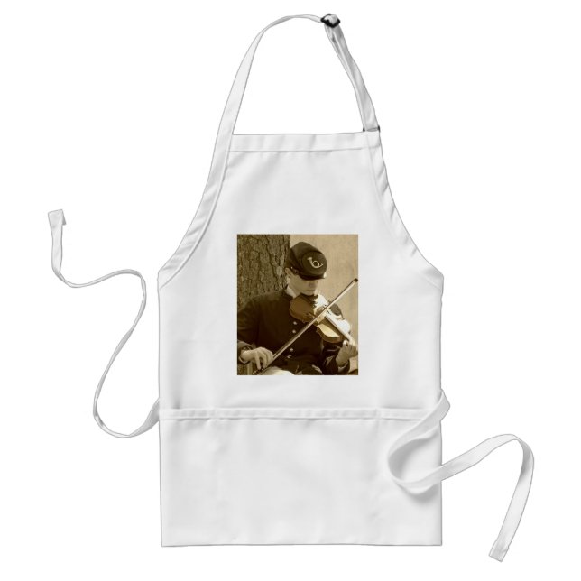 Civil War Fiddle Player Standard Apron (Front)
