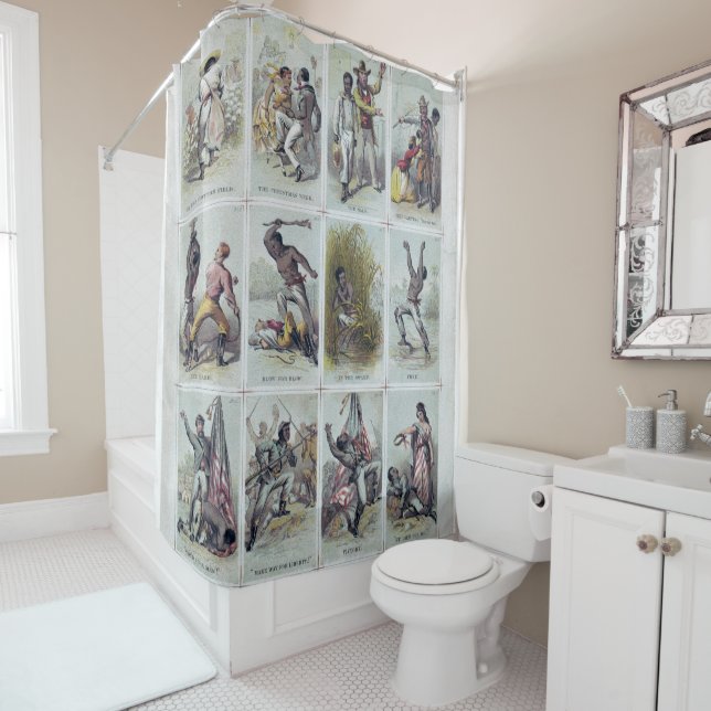Civil War: from plantation to battle field Shower Curtain (In Situ)