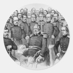 Civil War Generals of the Union stickers