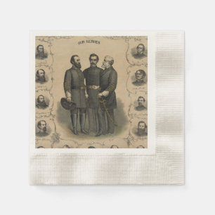 Civil War Heroes 🛡️ Celebration Napkin