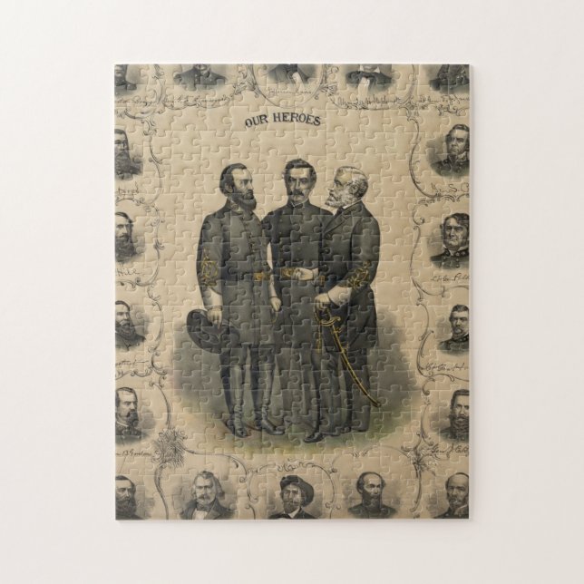Civil War Heroes Jigsaw Puzzle (Vertical)