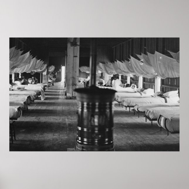 Civil War Hospital, 1864 Poster (Front)