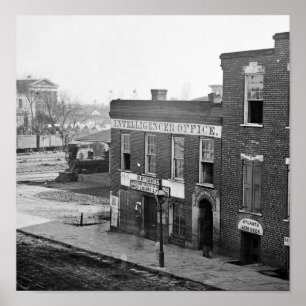 Civil War in Atlanta, 1864 Poster