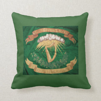 Civil war Irish brigade throw pillow