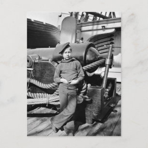 Civil War Powder Monkey, 1860s Postcard