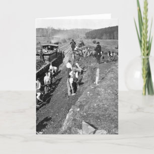 Civil War Railroad at Clifton, Virginia, 1863 Card