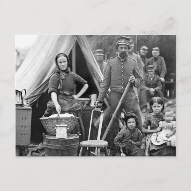 Civil War Road Trip, 1861 Postcard (Front)