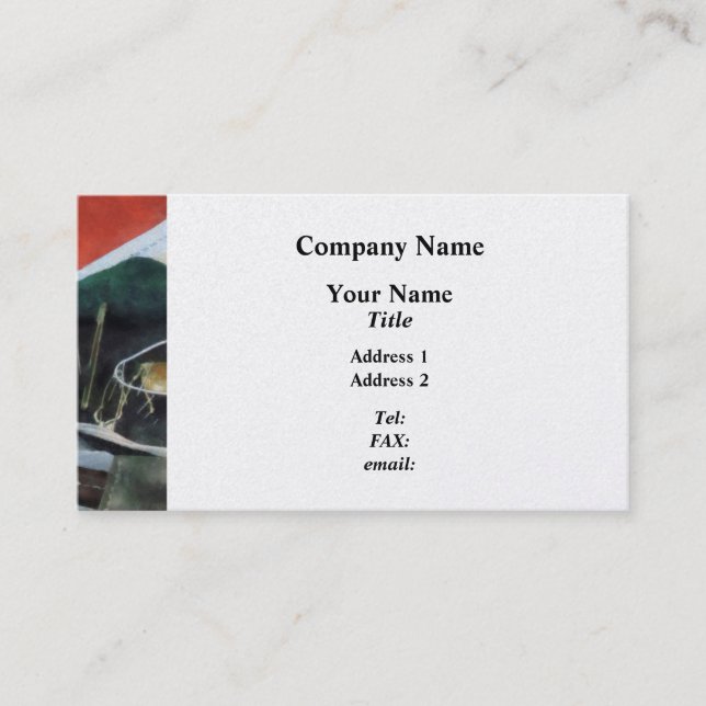 Civil War Sewing Kit Business Card (Front)