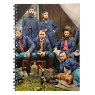 Civil War - The young George Armstrong Custer 1862 Notebook