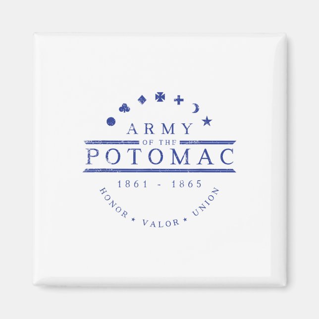 Civil War Union Army Of The Potomac  Magnet (Front)