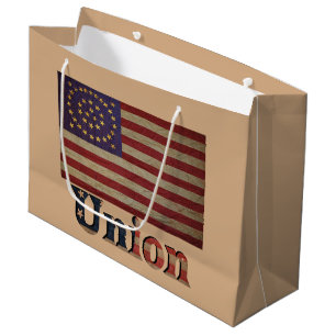 Civil War Union Awesome Charming Flag Large Gift Bag