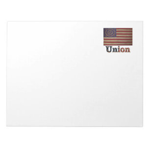 Civil War Union Awesome Charming Flag Notepad