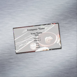 Civil Was Surgical Instruments Magnetic Business Card