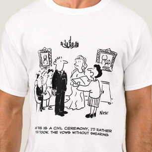 Civil Wedding Ceremony at a Registry Office T-Shirt