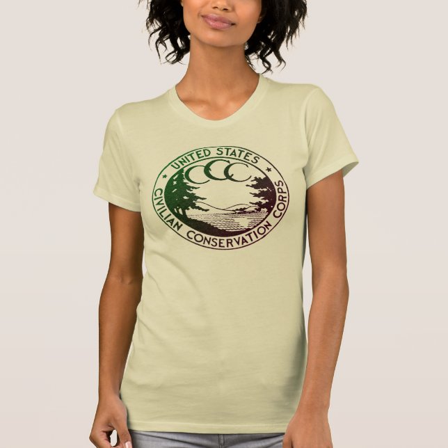 Civilian Conservation Corps nature women's Tshirt (Front)