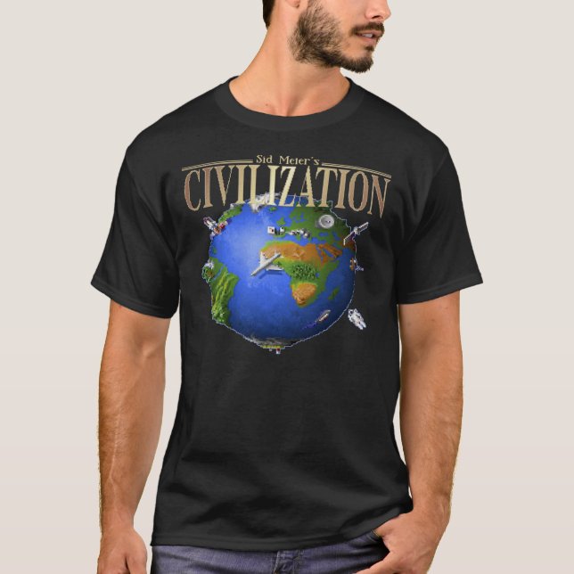 Civilisation I Sid Meier Classic T-Shirt (Front)