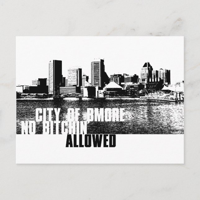 Ciy of Bmore NBA Postcard (Front)