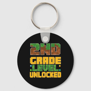 Ck To School 2nd Grade Boys Gamer First Day Second Key Ring