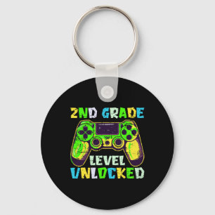 Ck To School 2nd Grade Boys Gamer First Day Second Key Ring