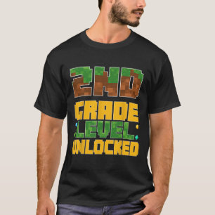 Ck To School 2nd Grade Boys Gamer First Day Second T-Shirt